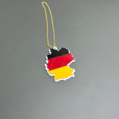 ALMANYA HARİTA PLEKSİ AYNA SÜSÜ