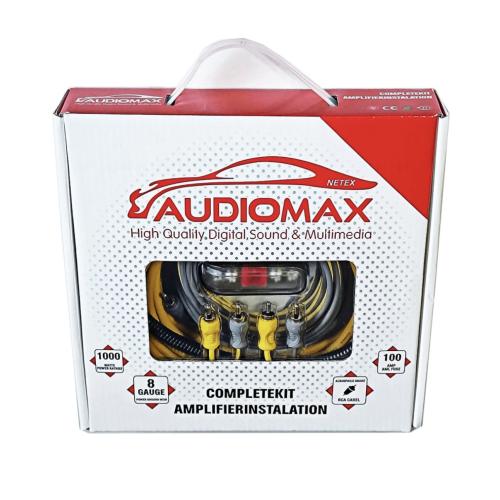 AUDİOMAX 8GA KABLO SETİ 100AMP SİGORTA