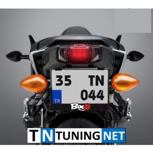 BOZAR PLEKSİ PLAKALIK MOTORSİKLET ADET