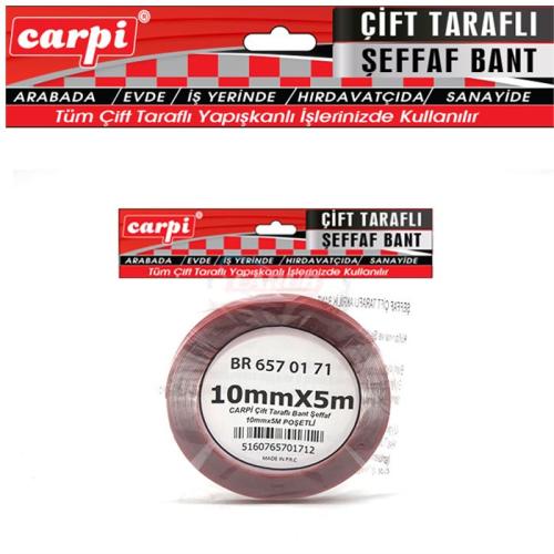 CARPİ ÇİFT TARAFLI BANT 5metreX10mm