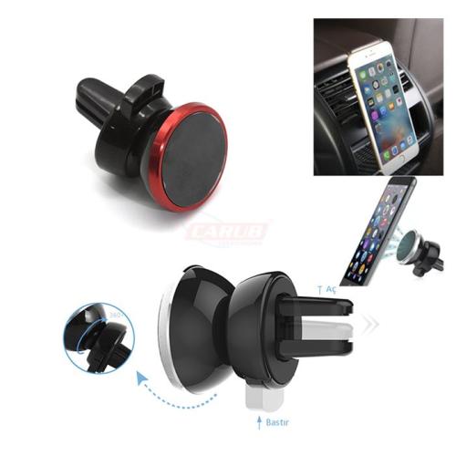 CARUB Telefon Tutucu Mıknatıslı Havalandırm KırmızI BR5901024