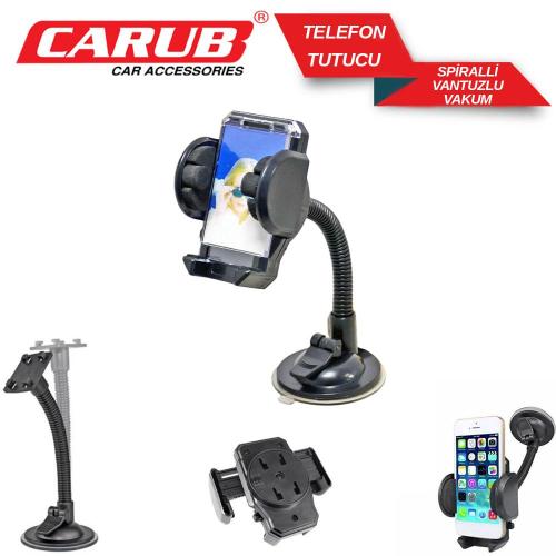 CARUB Telefon Tutucu Spiralli Vantuzlu Vakum 5901003