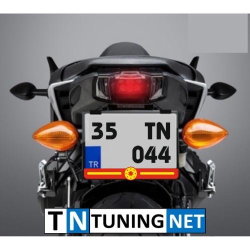 CUMHUR YILDIZ PLEKSİ PLAKALIK MOTORSİKLET ADET