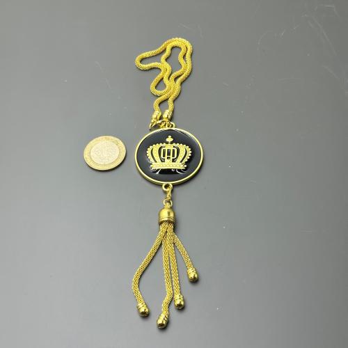 İTHAL GOLD TAÇ ZİNCİRLİ ASKI İPİ