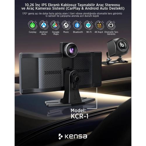 KENSA KCR - 1 CARPLAY EKRAN ÖN KAMERALI