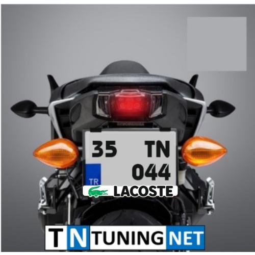 LACOSTE PLEKSİ PLAKALIK MOTORSİKLET ADET
