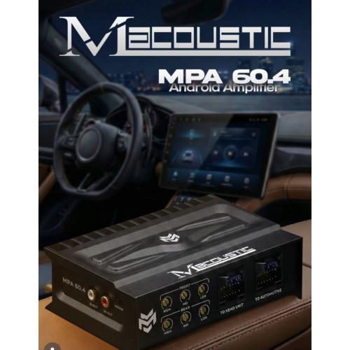 M ACOUSTİC MPA 60.4 MULTİMEDYA AMFİSİ D CLASS 3 BAND EQ