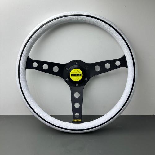 MOMO DİREKSİYON OFSETLİ 34CM BEYAZ ÜSTÜ SİYAH ÇEMBER