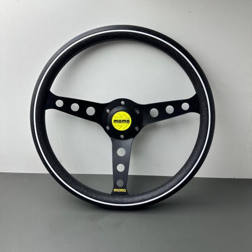 MOMO DİREKSİYON OFSETLİ 34CM SİYAH ÜSTÜ BEYAZ ÇEMBER