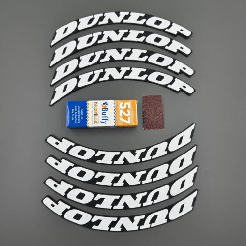 MOTOSİKLET LASTİK YAZISI DUNLOP