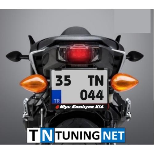 NİYE KASILIYON Kİ PLEKSİ PLAKALIK MOTORSİKLET ADET