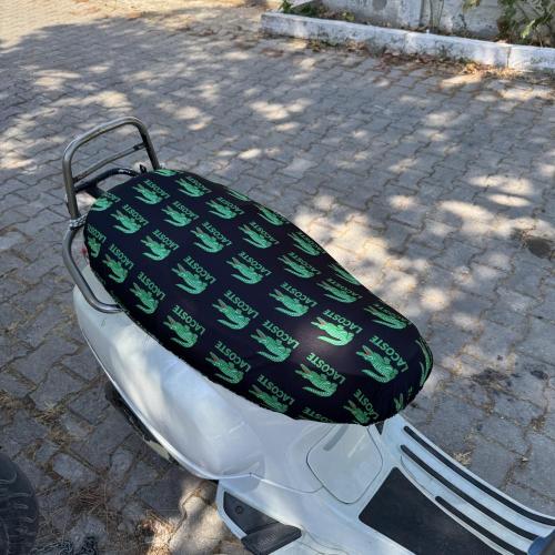 PENYE MOTORSİKLET KILIFI - SİYAH KOMPLE LACOSTE DESENLİ