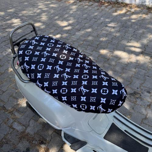 PENYE MOTORSİKLET KILIFI - SİYAH KOMPLE LV DESENLİ