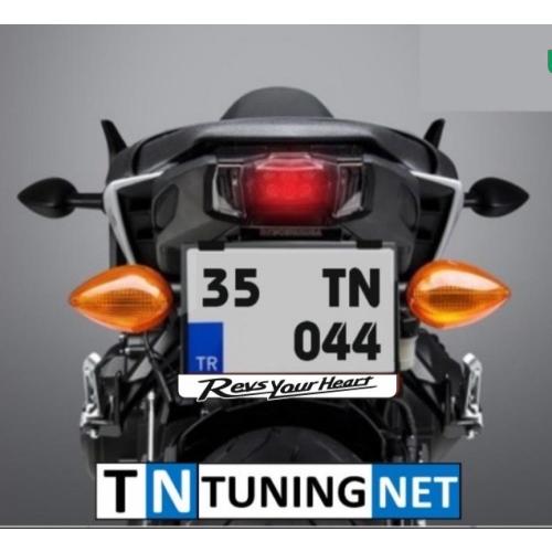 REVS YOUR HEART PLEKSİ PLAKALIK MOTORSİKLET ADET