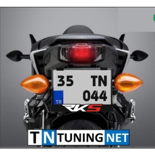 RKS SİYAH PLEKSİ PLAKALIK MOTORSİKLET ADET