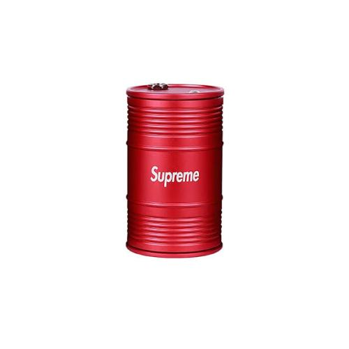 SUPREME METAL VARİL KÜLLÜK KIRMIZI 10x6cm
