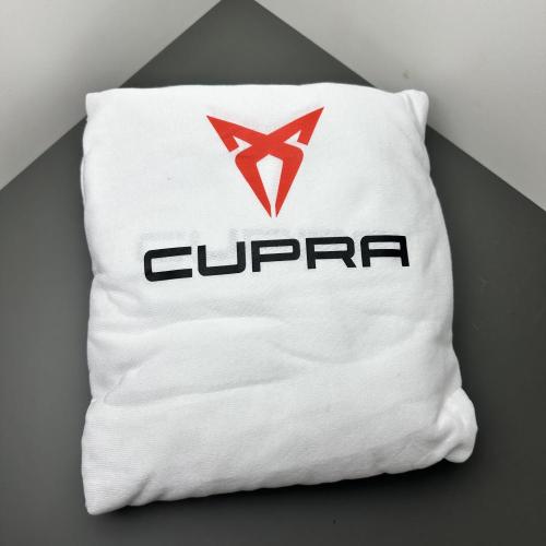 TN CUPRA BASKILI PENYE SERVİS KILIFI ÖN-ARKA TAKIM BEYAZ