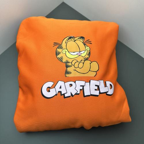 TN GARFİELD BASKILI PENYE SERVİS KILIFI ÖN-ARKA TAKIM TURUNCU