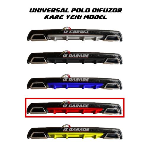 UNIVERSAL POLO KARE TİP YENİ DİFÜZÖR KIRMIZI