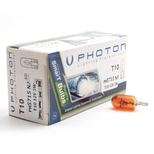 Photon T10 12V W5W Dipsiz Amber Standart 10'LU PAKET
